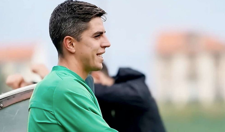 El capitán del Racing de Santander, Íñigo Sainz-Maza. / RRC