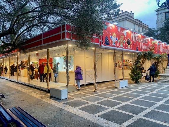 Mercado navideño en Santander. / A.E.