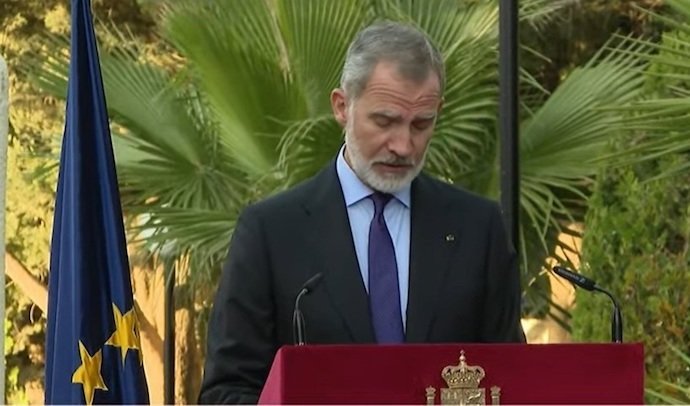 Discurso del Rey Felipe VI ante la colectividad española en Jordania. / EP