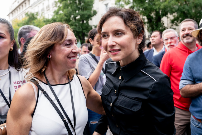 La presidenta de la Comunidad de Madrid, Isabel Díaz Ayuso. / A. Pérez Meca