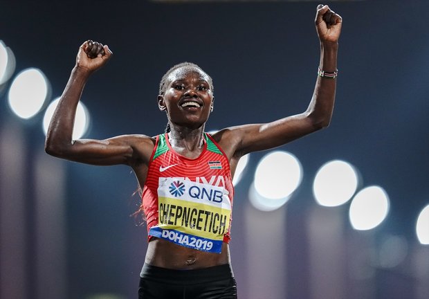 La atleta Ruth Chepngetich. / Michael Kappeler / Archivo