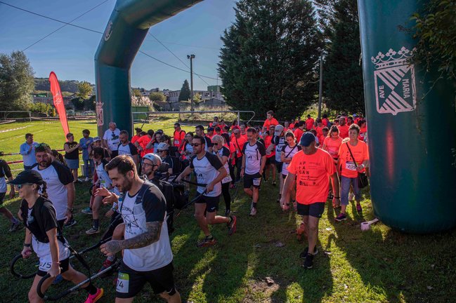 Marcha solidaria celebrada en Torrelavega. / Alerta