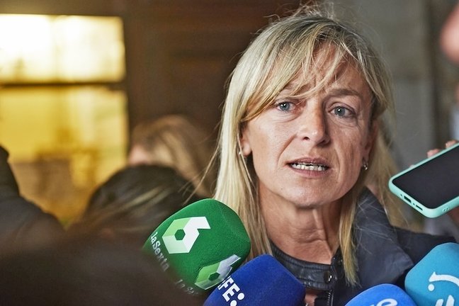 Castro Urdiales 08/02//2024
Homicidio de una mujer en Calle Monte Cerredo de Castro Urdiales (Cantabria).
Concentración en el Ayuntamiento.
Alcaldesa: Susana Herran (Rubia)

Photo: César Ortiz González/Europa Press