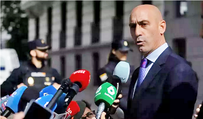 El expresidente de la Real Federación Española de Fútbol (RFEF), Luis Rubiales