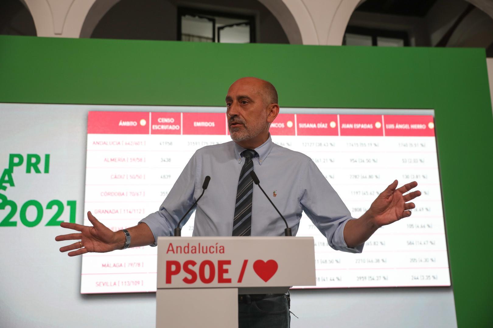 Hierro Pide Integracion Tras El Resultado De Las Primarias Del Psoe A Y Cree Que Susana Diaz Debe Tomar Nota